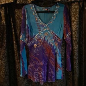 😊🧘‍♀️🧚‍♂️ Phool. Gorgeous, unique: sheer, silky, embroidered, beads, sequins.